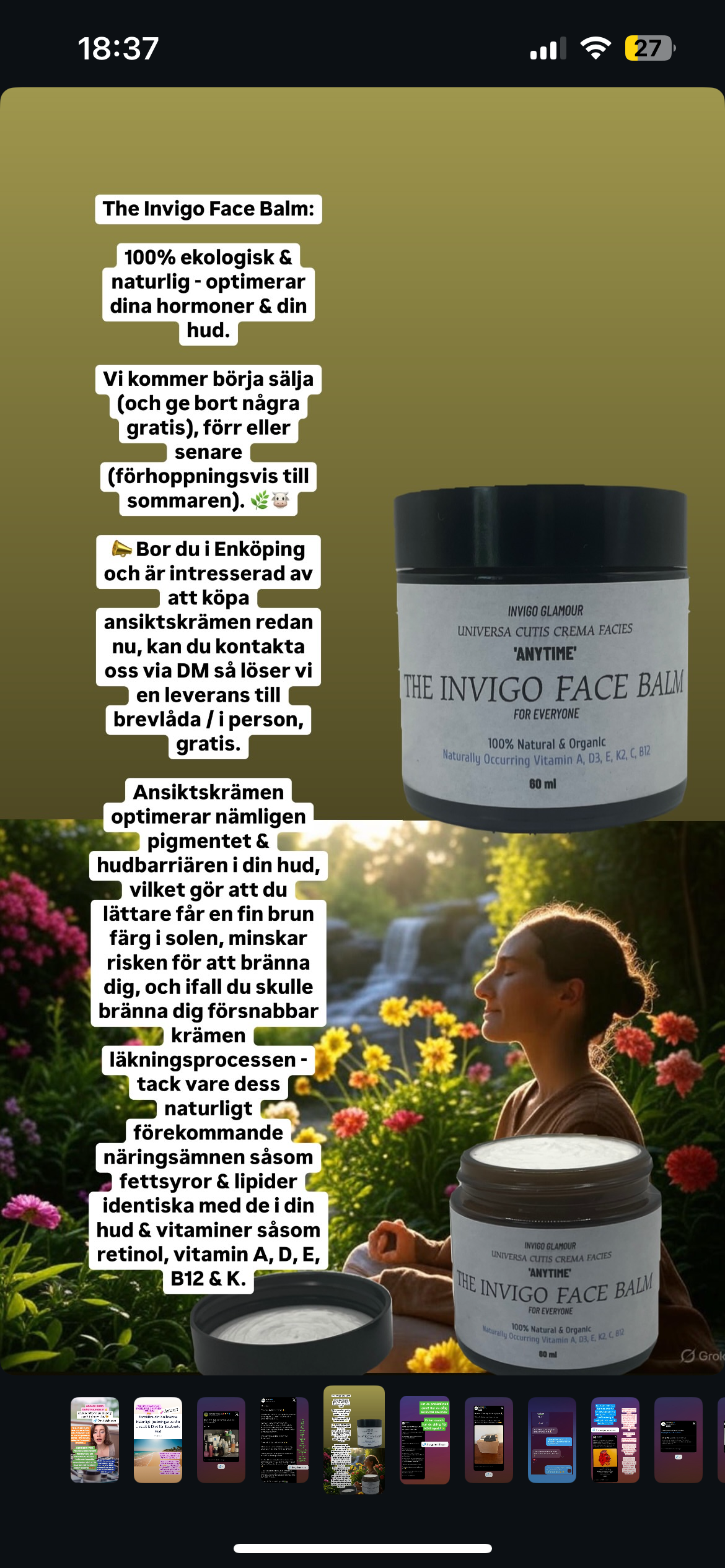 THE INVIGO BASED CURE DRY SKIN BODY BALM & UV PROTECTION LOTION 🧴