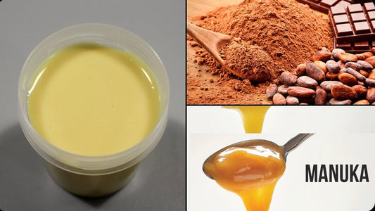 THE ETERNAL EUPHORIA ELIXIR: ANABOLIC RAW COLOSTRUM CHOCOLATE MILK - enriched with collagen, manuka honey & lactoferrin: 100% NATURAL & ORGANIC - highest quality raw cacao & bovine pasture raised collagen & colostrum